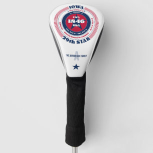 Iowa Staat Circle Custom Golf Head Cover Headcover