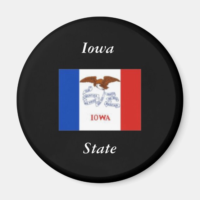 Iowa Staat Magnet (Vorne)