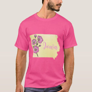 Iowa Staatsblume Wilde Rosen Oversized T-Shirt