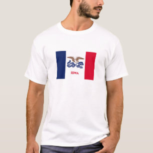 Iowa Staatsflagge T-Shirt