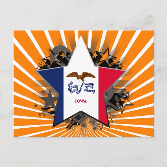 Iowa Star Postkarte (Vorderseite)
