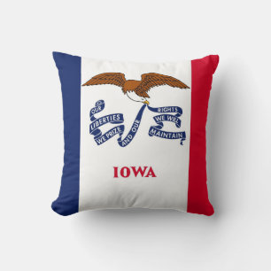 Iowa State Flag American MoJo Pillow Kissen
