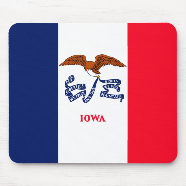 Iowa State Flag Design Mousepad (Vorne)