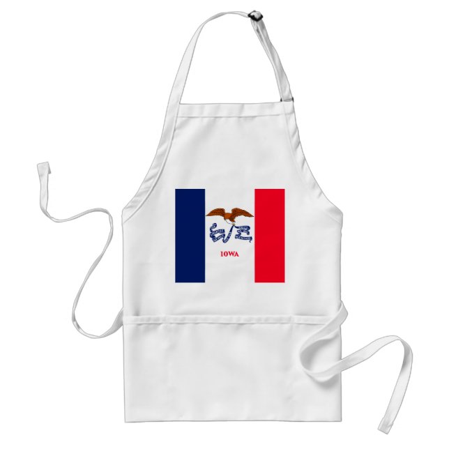 Iowa State Flag Design Schürze (Vorne)
