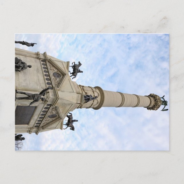 Iowa - Statue Postkarte (Vorderseite)