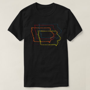 Iowa Stolz Unschärfe T-Shirt