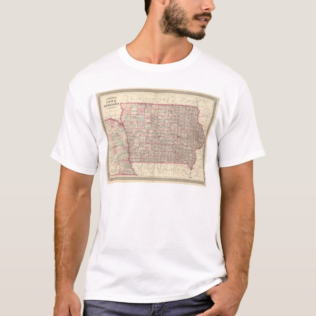 Iowa und Nebraska T-Shirt (Vorderseite)