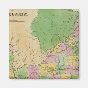 Iowa und Wisconsin Magnet