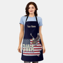 Iowa United Staaten Retro Staat Map Vintag USA