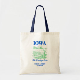 Iowa Wedding Welcome Bag, Destination Wedding Tragetasche