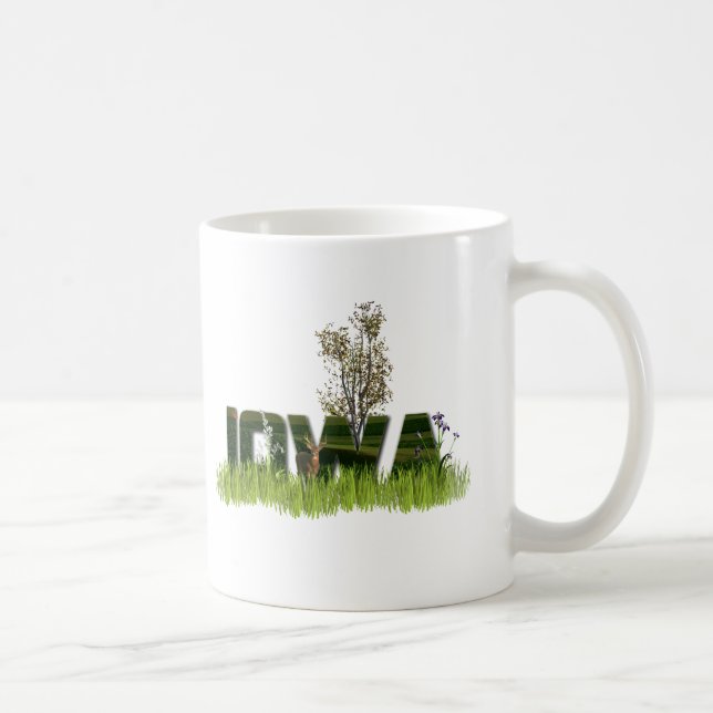 Iowa-wild lebende Tiere Kaffeetasse (Rechts)