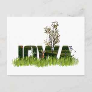 Iowa Wildlife Postkarte
