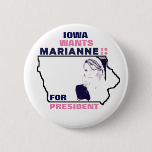 Iowa will Marianne Williamson 2020 Button
