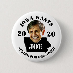 Iowa will Präsidenten Joe-Sestak im Jahre 2020 Button