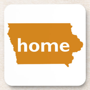 Iowa-Zuhause Getränkeuntersetzer
