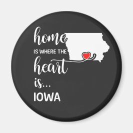 Iowa Zuhause ist das Herz Magnet