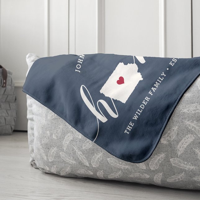 Iowa Zuhause Staat Personalisiert Sherpadecke (Von Creator hochgeladen)