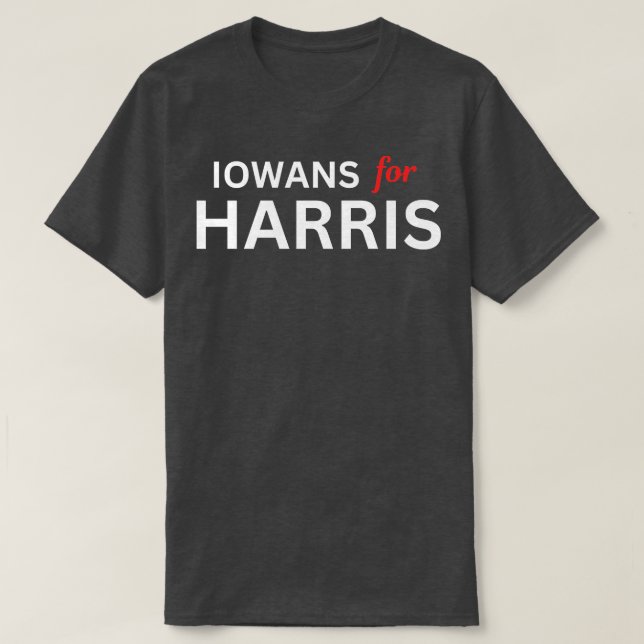 Iowans for Kamala Walz TShirt (Design vorne)