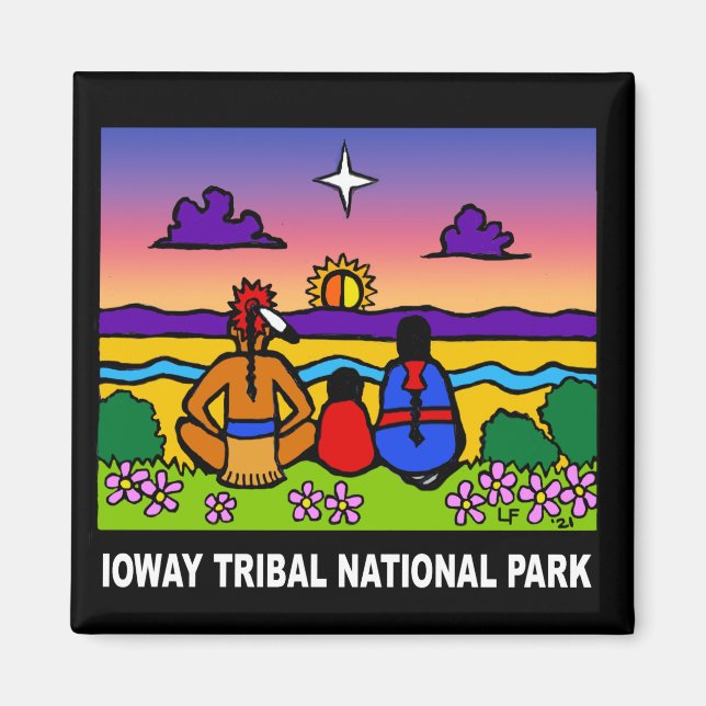 Ioway-Nationalpark Magnet (Vorne)