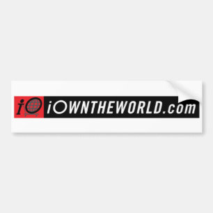 iOwnTheWorldBannerLogo Autoaufkleber