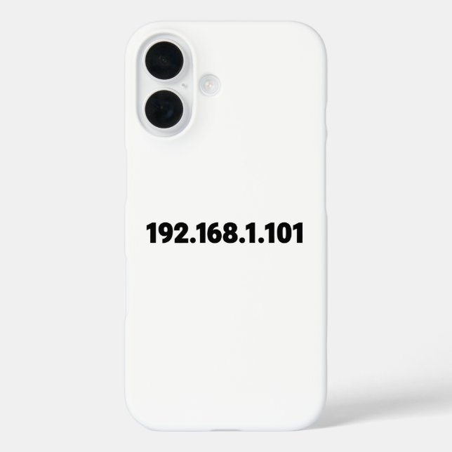 IP-Adresse Case-Mate iPhone Hülle (Rückseite)