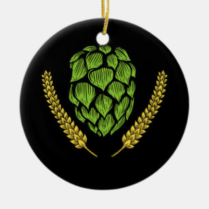 IPA-Logo für Bierhops Keramik Ornament
