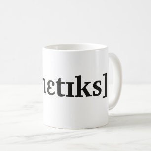 IPA-Phonetik Kaffeetasse