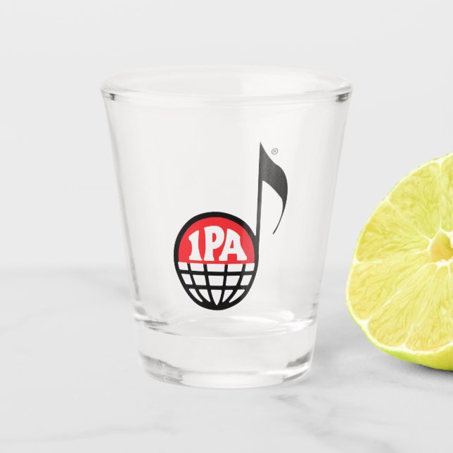IPA Shot glass Schnapsglas (Vorderseite)