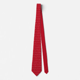 IPA tie - red and white Krawatte
