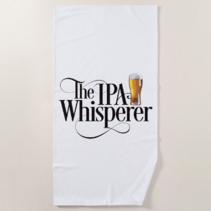 IPA Whisperer Beach Handtuch