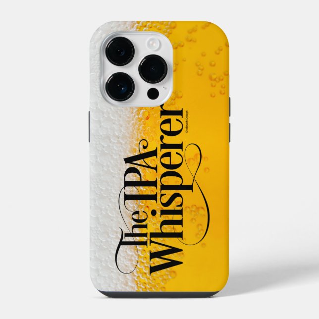 IPA Whisperer iPhone Hülle (Rückseite)