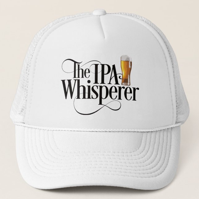 IPA Whisperer Trucker Hat Truckerkappe (Vorderseite)