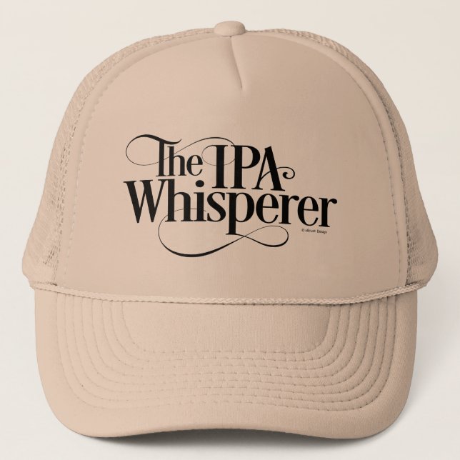 IPA Whisperer Truckerkappe (Vorderseite)