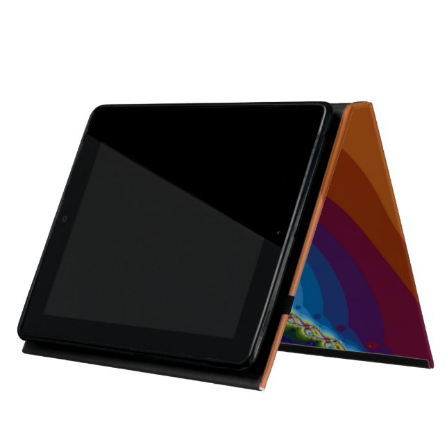 iPad 2/3/4 Fall-Fraktal Design von BECOYA Etui (Stehend)
