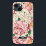 iPad-Fall für Vintage Peonies und Hydrangeas Case-Mate iPhone Hülle<br><div class="desc">Eleganter iPad-Luftkasten mit Vintagen Illustrationen von Rosen in Rosa rot und Peonies mit Hydrangeas aus Elfenbein. Dieses Design ist in verschiedenen Produkten erhältlich.</div>