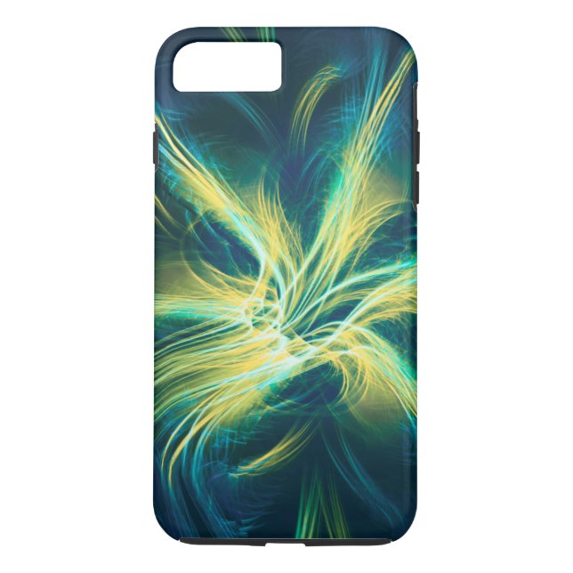 iPad Gehäuse Fraktal Blume Blue Palette Case-Mate iPhone Hülle (Rückseite)