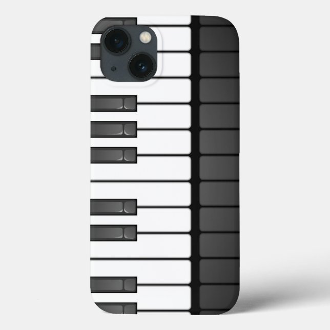 iPad-Gehäuse für die Tastatur in Schwarz und Weiß Case-Mate iPhone Hülle (Rückseite)