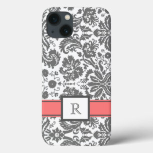 iPad kundenspezifisches Monogramm-grauer Case-Mate iPhone Hülle