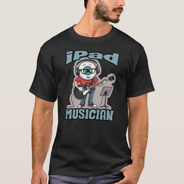 iPad-Musiker T-Shirt (Vorderseite)
