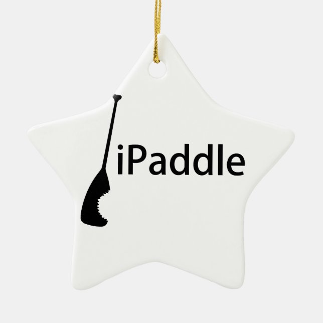 iPaddle Keramik Ornament (Vorne)