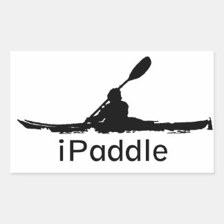 iPaddle Rechteckiger Aufkleber