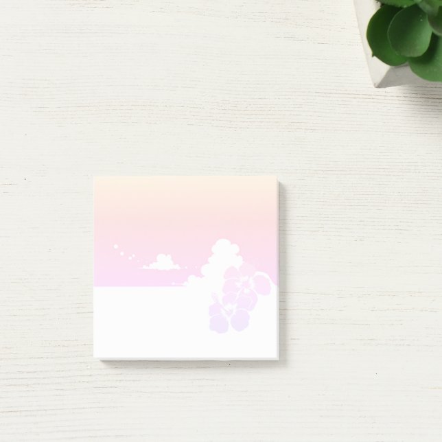 Ipanema Beach Hibiscus Sky Post-it Klebezettel (Von Creator hochgeladen)