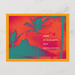 Ipanema, Brasilien Postkarte