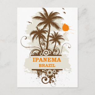 Ipanema Brasilien Postkarte
