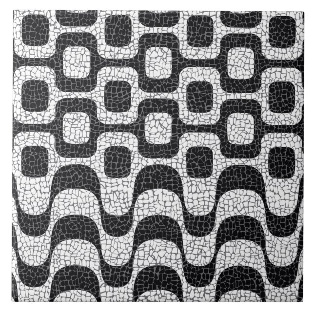 Ipanema / Copacabana Boardwalk Fliese (Vorderseite)