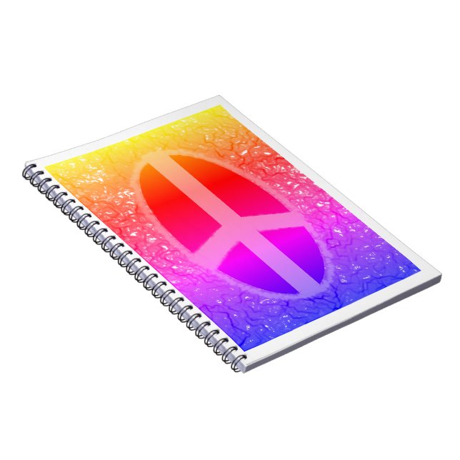 Ipanema Friedenszeichen Notizbuch Notizblock (Rechte Seite)