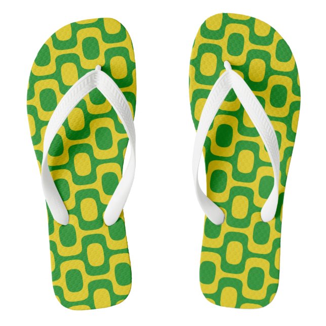 Ipanema-Gehmuster, Strandmuster, Brasilien Flip Flops (Fußbett)