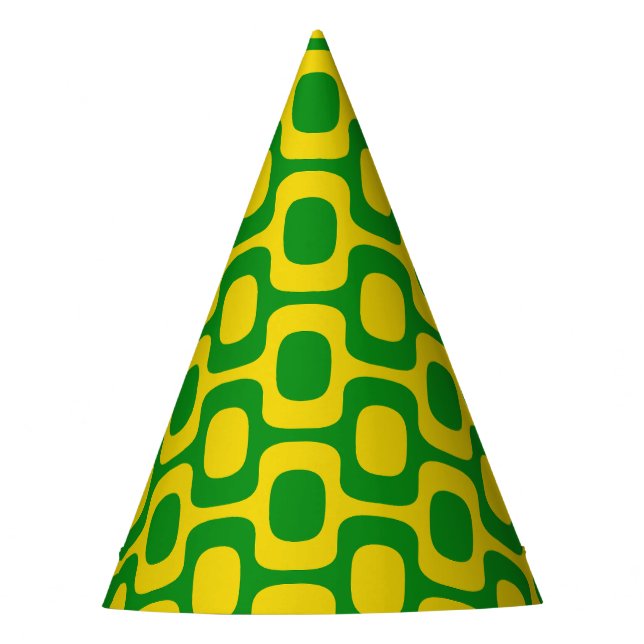 Ipanema-Gehmuster, Strandmuster, Brasilien Partyhütchen (Vorderseite)