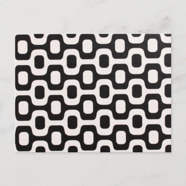 Ipanema Leblon Bürgersteig Rio Brasil Postkarte (Vorderseite)