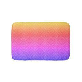 Ipanema Rainbow Hypnotic Diamond Modern Pop Art Badematte